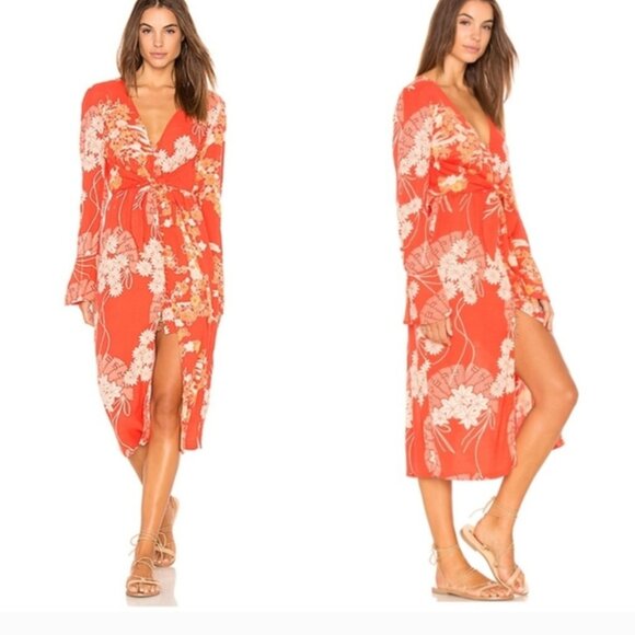 Free People Dresses & Skirts - NWT Free People Mixed Print Twist Dress Sz.M